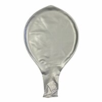 Wrapables Giant 36 Inch Latex Party Balloons (Set of 5), Silver
