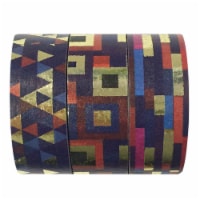 Wrapables Washi Masking Tape (Set of 3), Purple Passion
