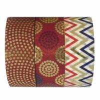Wrapables Washi Masking Tape (Set of 3), Dots Dancing