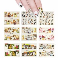 Wrapables 22 Sheets Cat Water Slide Nail Art