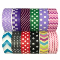 Wrapables Washi Masking Tape Collection, Set of 12, WPSET71