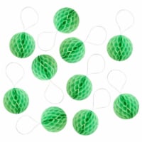 Wrapables Mini Honeycomb Ball Party Decorations, (Set of 10), 2 , Lime Green