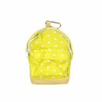 Wrapables Mini Backpack Pencil Case Pouch, Yellow