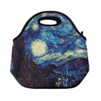 Wrapables Insulated Neoprene Lunch Bag, Starry Night