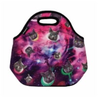 Wrapables Insulated Neoprene Lunch Bag, Hypnotic Cats