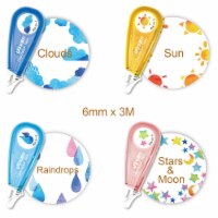 Wrapables Novelty Sticker Machine Pens for Home Office School, Weather & Constellations
