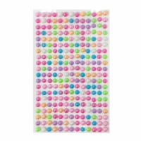 Wrapables Acrylic Self Adhesive Crystal Rhinestone Gem Stickers, Pearls Multicolor