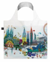 LOQI Artist Kristjana S Williams Interiors World Skyline Reusable Shopping Bag