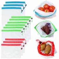 Wrapables Reusable Transparent Mesh Produce Bags (Set of 12)