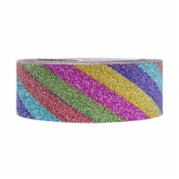 Wrapables Decorative Glitter Washi Masking Tape, Multicolor