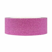 Wrapables Decorative Glitter Washi Masking Tape, Orchid