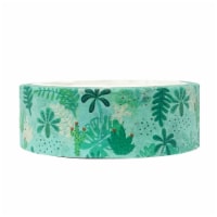 Wrapables Washi Masking Tape, Green Ferns / 15mm x 5M