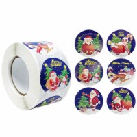 Wrapables Christmas Stickers Label Roll, Holiday Stickers (500 pcs)