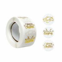 Wrapables Christmas Stickers Label Roll, Holiday Stickers (500 pcs)