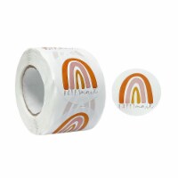 Wrapables 1.5  Happy Mail Small Business Thank You Stickers Roll for Packages (500pcs)
