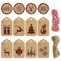 Wrapables Christmas Stickers Label Roll, Holiday Stickers (500 pcs), Red &  White, 1 Pieces - Ralphs