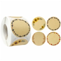 Wrapables 2  Canning Labels for Lids, Mason Jars, Spice Bottles, Pantry (500pcs), Harvest