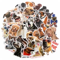 Wrapables Waterproof Vinyl Stickers for Water Bottles, 100pcs, Silly  Puppies, 100 Pieces - Jay C Food Stores