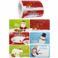 Wrapables Christmas Holiday Adhesive Gift Tags for Gifts & Stationery, Arctic Joy