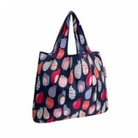 Wrapables Small Foldable Tote Nylon Reusable Grocery Bags, Stylish Kitties