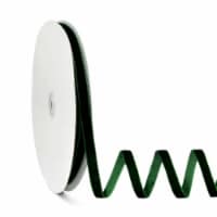 Wrapables 3/8 Inch Velvet Ribbon for Gift Wrapping, Wedding Decor (25 Yards), Dark Green