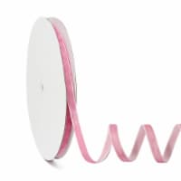 Wrapables 3/8 Inch Velvet Ribbon for Gift Wrapping, Wedding Decor (25 Yards), Pink
