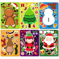 Wrapables Make Your Own Christmas Stickers, Holiday Activities (24 Sheets), Christmas