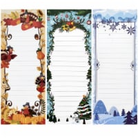 Wrapables Magnetic Refrigerator Memo Notepads (Set of 3), Holidays Perspective: Main