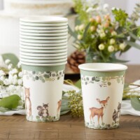 Kate Aspen Woodland Baby 8 oz. Paper Cups (Set of 64) | 28527NA