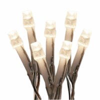 ProductWorks Curtain Light String, 19.8' x 9.8', Warm White Micro, 8 Function