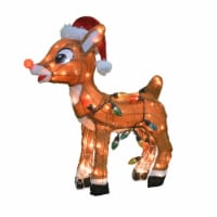 ProductWorks Rudolph Red Flashing Nose Decorations