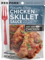 Red Fork Tomato Olive Chicken Skillet Sauce Perspective: Main