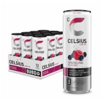 CELSIUS Sparkling Wild Berry Energy Drink Perspective: Main