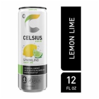 CELSIUS® Sparkling Lemon Lime Energy Drink Can Perspective: Main