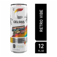 CELSIUS® Sparkling Retro Vibe Energy Drink Can Perspective: Main