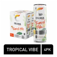 CELSIUS® Sparkling Tropical Vibe Energy Drink Multipack Cans