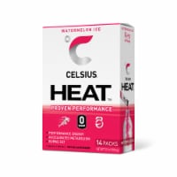 CELSIUS On-The-Go HEAT Watermelon Ice Energy Powder Stick Perspective: Main