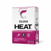 CELSIUS On-The-Go HEAT Berry Blast Energy Powder Stick Perspective: Main