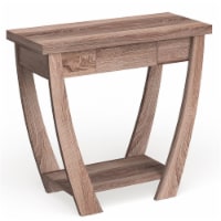 Furniture of America Quaint Modern Wood 1-Drawer Console Table in Light Oak