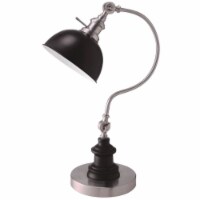 Furniture of America Sterling Vintage Metal Table Lamp in Silver