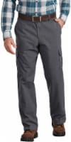 Dickies Men's Regular Fit Tough Max™ Ripstop Cargo Pants - Rinsed Charcoal Perspective: Main