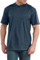 Dickies Men's Short Sleeve Heavyweight T-Shirt - Baltic Blue Heather Perspective: Main