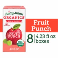 Juicy Juice Organics Apple Juice 100% Organic Apple Juice, 8 ct / 4.23 fl  oz - Fry's Food Stores