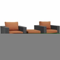 Sojourn 3 Piece Outdoor Patio Sunbrella Sectional Set - Canvas Tuscan