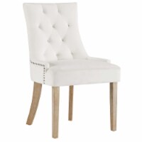 Pose Velvet Dining Chair - Ivory