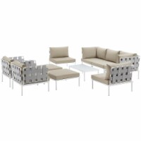 Modway Furniture EEI-2616-WHI-BEI-SET 15.5 x 31.5 x 31.5 in. Harmony Outdoor Patio Aluminum S