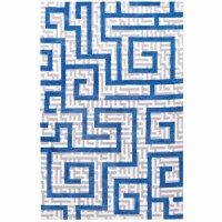 ivory, light gray and blue
