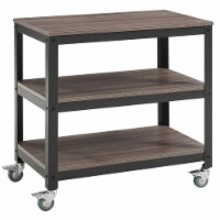 Vivify Tiered Serving Stand gray walnut