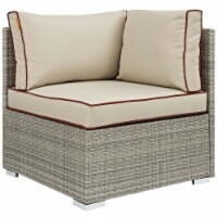 Repose Outdoor Patio Corner - Light Gray Beige