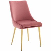 Isle Modway Accent Performance Velvet Dining Chair - Dusty Rose